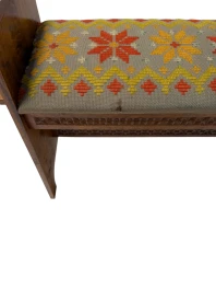 Swedish Mid-Century Modern Ash Small Bench or Stool, 1960s